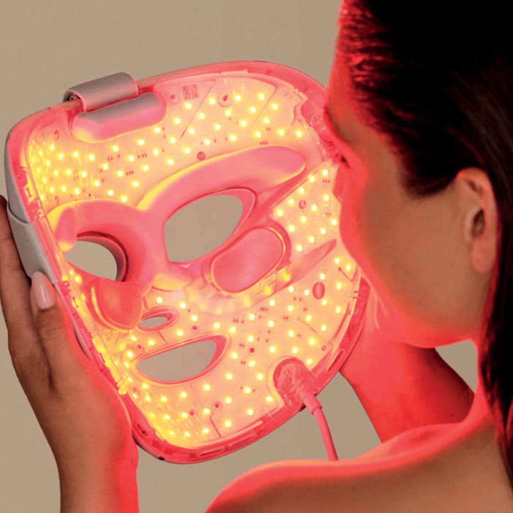 Shark™ CryoGlow™ Red Blue & Infrared iQLED Face Mask & Under Eye Cooling - (Lilac Chill)